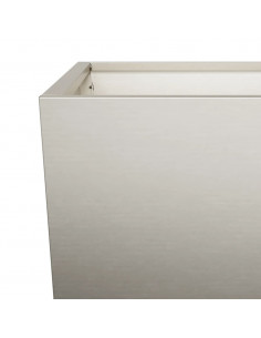 Fioriere da Giardino 2 pz 35x35x75 cm in Acciaio Corten