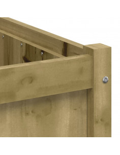 Fioriere da Giardino 2 pz in Legno di Pino Impregnato