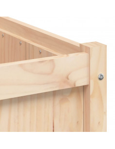 Fioriere da Giardino 2 pz in Legno Massello di Pino