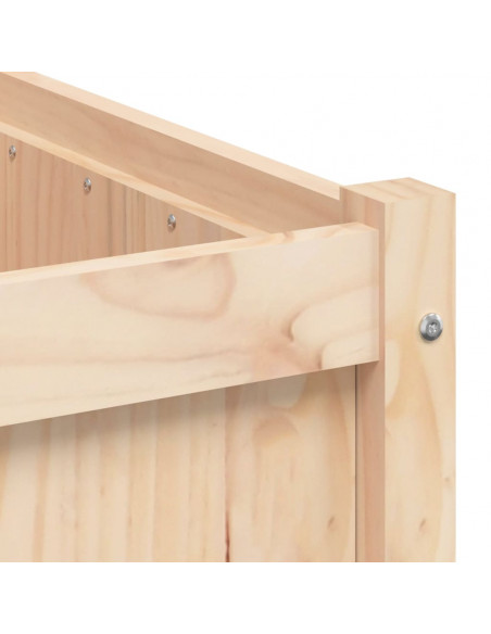 Fioriere da Giardino 2 pz in Legno Massello di Pino