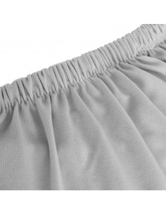 Fodera Elasticizzata Divano 3 Posti in Jersey Poliestere Grigio