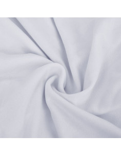 Fodera Elasticizzata Divano 4 Posti in Jersey Poliestere Bianco