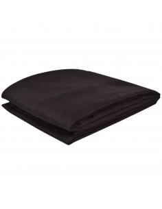 Fodera per divano in micro-camoscio marrone 140 x 210 cm