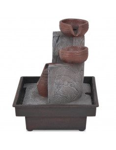 Fontana da Interni con Luce a LED in Poliresina