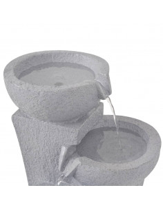 Fontana da Interni con Luce a LED in Poliresina