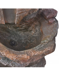 Fontana da Interno con Luci a LED in Poliresina