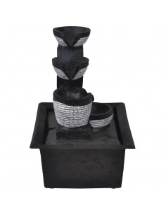 Fontana da Interno con Luci a LED in Poliresina