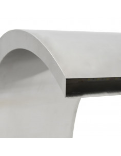 Fontana per Piscina con LED 22x60x70 cm in Acciaio Inox 304