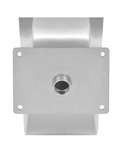 Fontana per Piscina in Acciaio Inossidabile 50x30x53 cm Argento