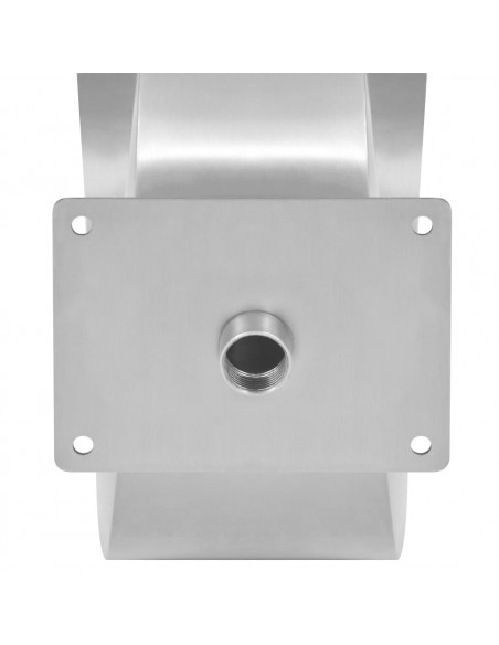 Fontana per Piscina in Acciaio Inossidabile 50x30x53 cm Argento