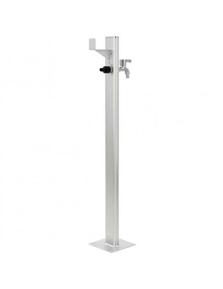 Fontanella a Colonna da Giardino in Allumino 95 cm
