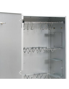 Forno Affumicatore Trucioli Legno 44,5x29x110cm in Acciaio Inox