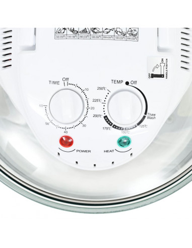 Forno Alogeno a Convezione con Anello di Estensione 1400 W 17 L