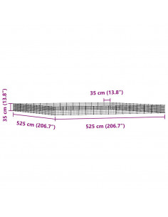 Gabbia per Animali 60 Pannelli con Porta Nera 35x35 cm Acciaio