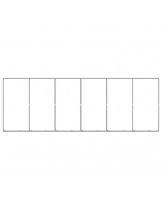 Gabbia per Cani da Esterno in Acciaio 11,06 m²