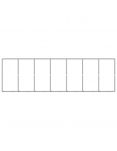 Gabbia per Cani da Esterno in Acciaio 12,9 m²