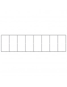 Gabbia per Cani da Esterno in Acciaio 14,75 m²