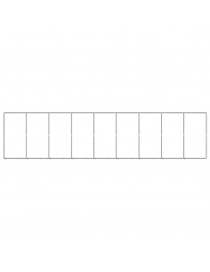 Gabbia per Cani da Esterno in Acciaio 16,59 m²