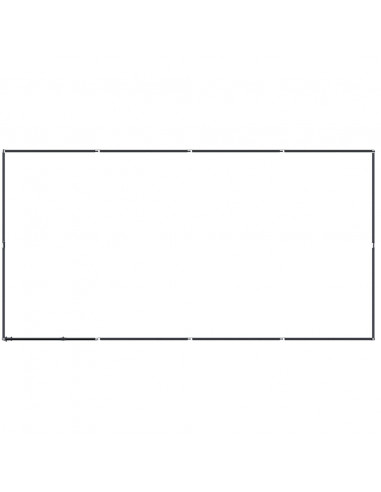 Gabbia per Cani da Esterno in Acciaio 7,37 m²