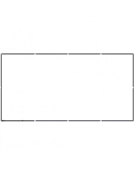 Gabbia per Cani da Esterno in Acciaio 7,37 m²