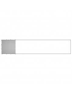 Gabbia per Cani Nera 6,05 m² in Acciaio