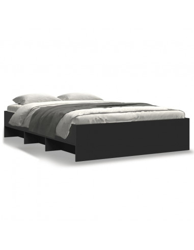 Giroletto Nero 140x200 cm in Legno Multistrato