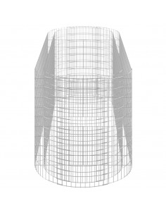 Gabbione con Letto Rialzato in Ferro Zincato 300x100x100 cm