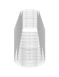 Gabbione con Letto Rialzato in Ferro Zincato 500x100x100 cm