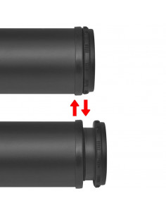 Gambe Tavolo 4 pz Regolabili Nere 1100 mm