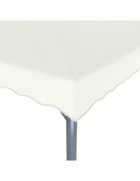 Gazebo 300x300 cm Crema Alluminio