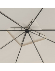 Gazebo 3x3x2,7 m Crema 160 g/m²