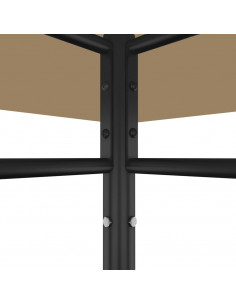 Gazebo 3x3x2,7 m Grigio Talpa 180 g/m²