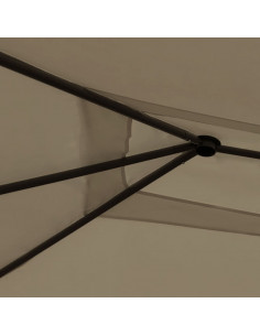 Gazebo 3x4x2,6 m Grigio Talpa 160 g/m²