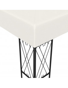 Gazebo 3x6 m Crema in Tessuto