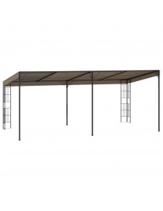 Gazebo a Parete 6x3 m Talpa in Tessuto