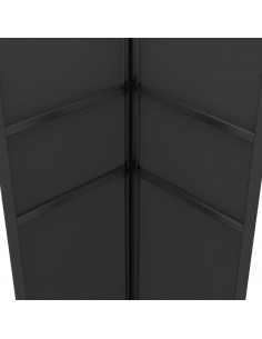 Gazebo con Tetto Doppio e Stringa di Luci LED 3x3 m Antracite