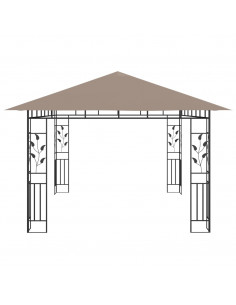 Gazebo con Zanzariera 4x3x2,73 m Talpa 180 g/m²