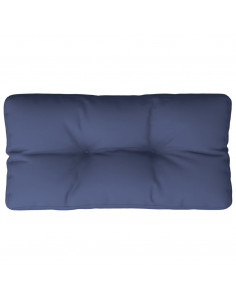 Cuscino per Pallet Blu Marino 120x40x12 cm in Tessuto