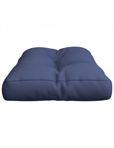 Cuscino per Pallet Blu Marino 120x40x12 cm in Tessuto