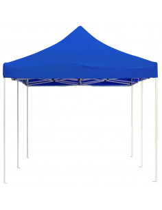Gazebo Professionale Pieghevole Alluminio 6x3 m Blu