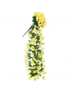 Ghirlande Fiori Artificiali 3 pz Giallo 85cm
