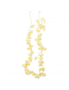 Ghirlande Fiori Artificiali 6 pz Champagne 180cm