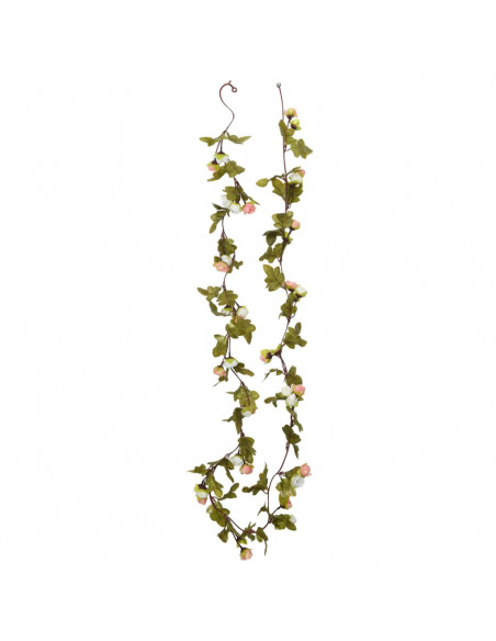 Ghirlande Fiori Artificiali 6 pz Champagne 215cm