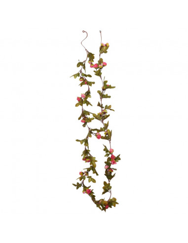 Ghirlande Fiori Artificiali 6 pz Rosato 215cm