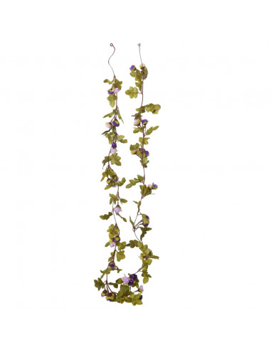 Ghirlande Fiori Artificiali 6 pz Viola Chiaro 215cm