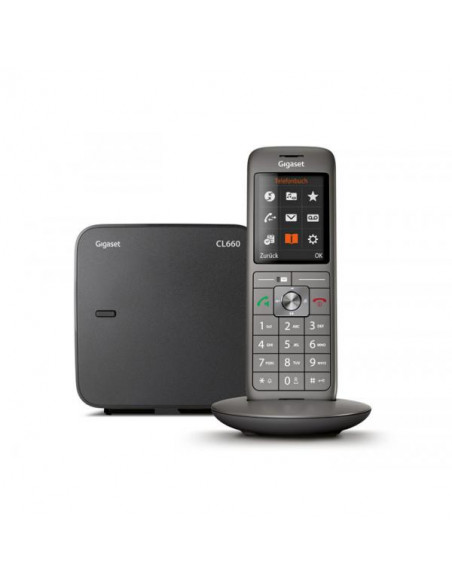 Gigaset CL660 Telefono analogico/DECT Antracite Identificatore di chiamata