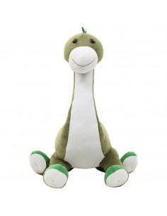 Giocattolo di Peluche Dinosauro Brontosaurus Verde