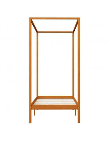 Giroletto a Baldacchino Marrone Miele Massello Pino 90x200 cm