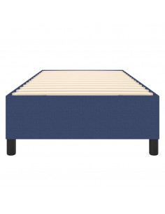 Giroletto a Molle Blu 80x200 cm in Tessuto