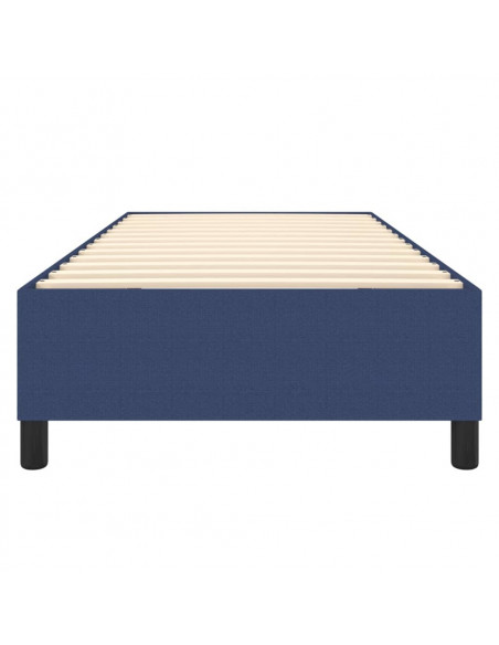 Giroletto a Molle Blu 80x200 cm in Tessuto